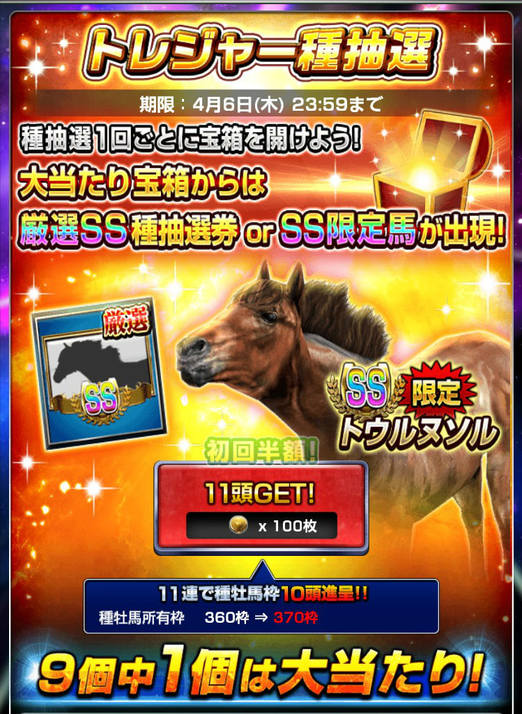 トレジャー種抽選 (5)